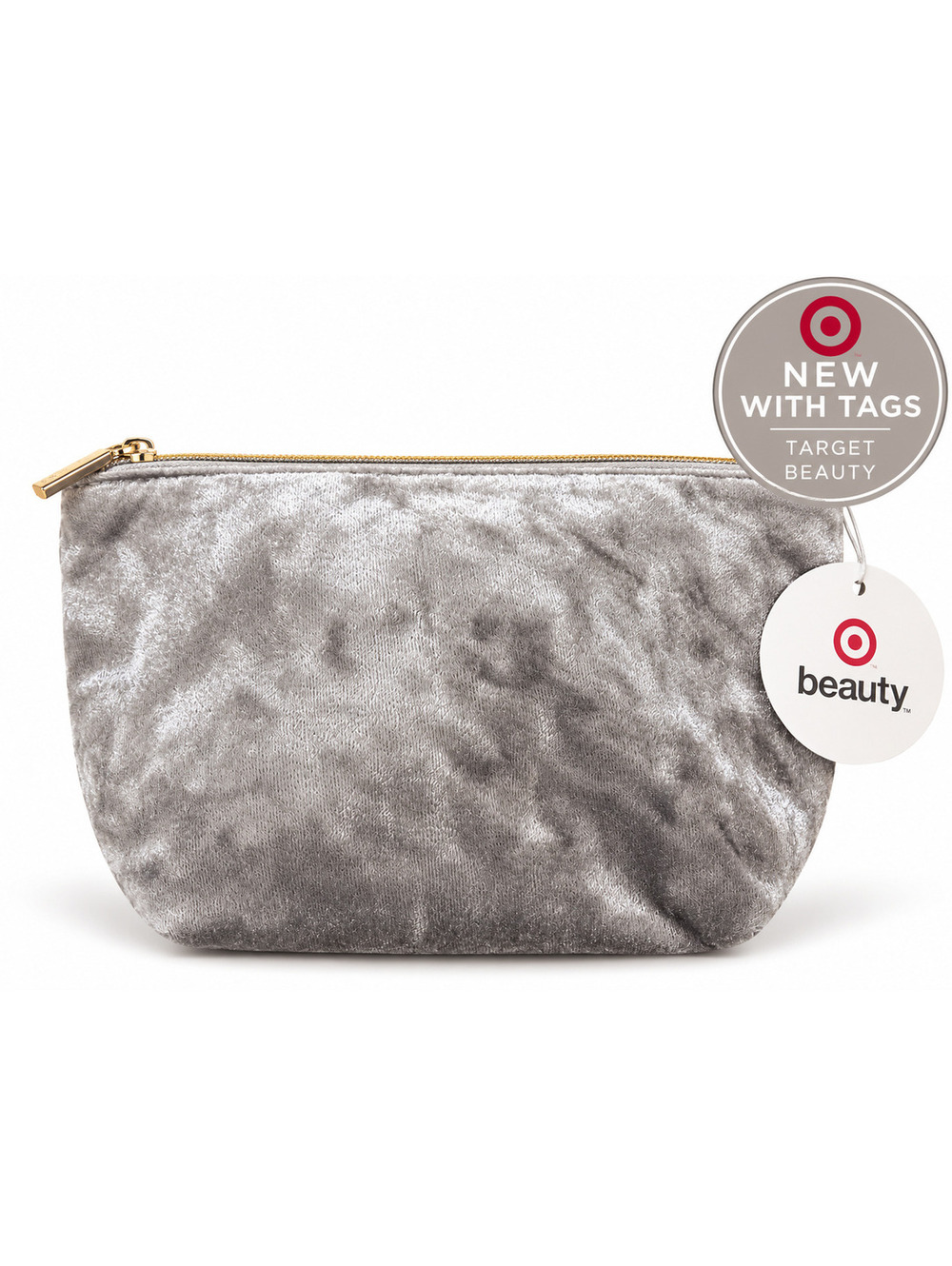 Target Beauty | OS | Gray Velvet Makeup Bag